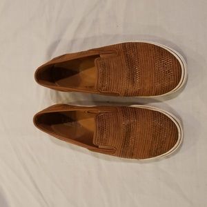 Lauren Ralph Lauren Tan Slip-on Laceless Tennis Shoes Size: 6.5B